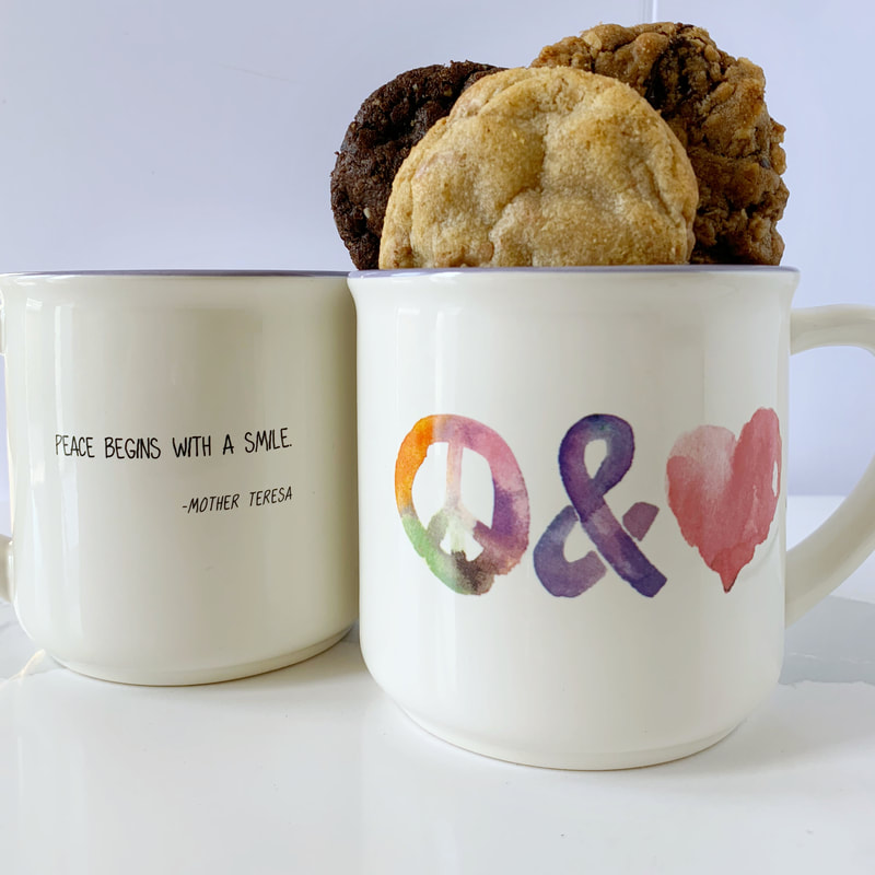 Mother's Day Gift: Peace & Love Mug