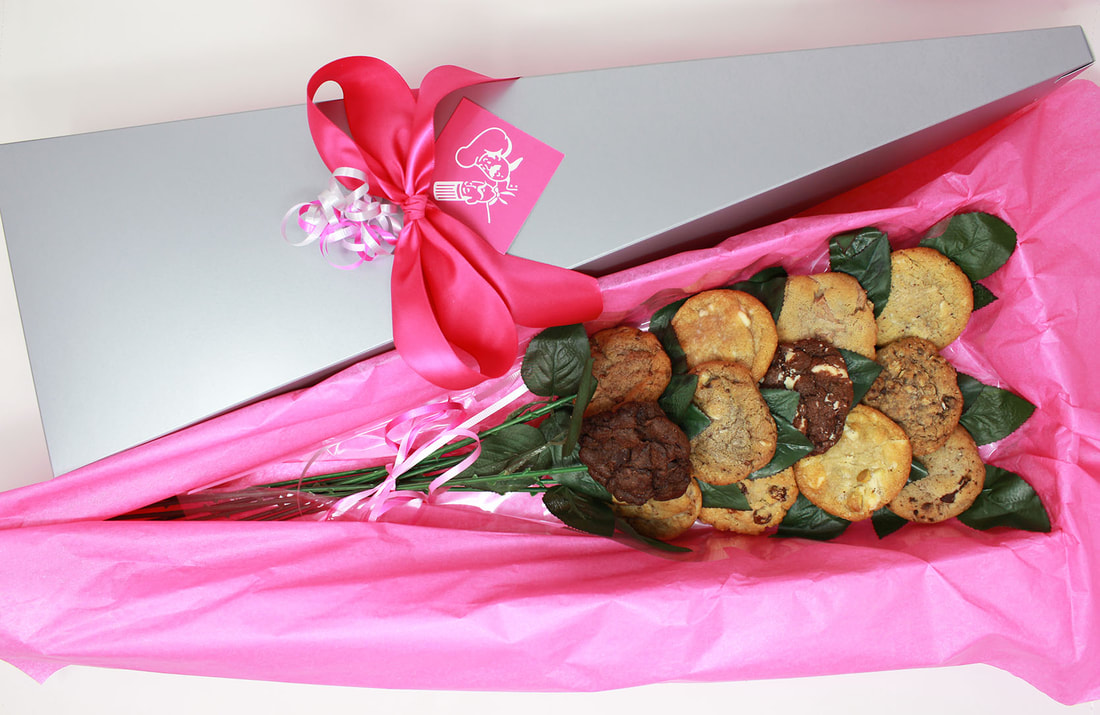 Felix & Norton Pink Cookie Bouquet